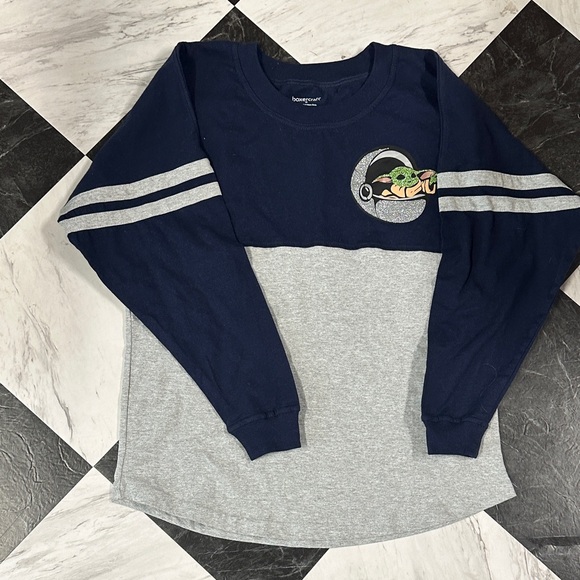 Star Wars Navy and Gray Long Sleeve Tee - Picture 1 of 4